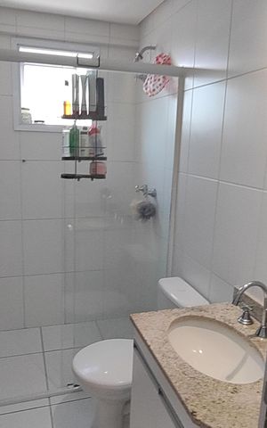 Apartamento para alugar com 62m², 2 quartos e 1 vaga Apartamento para alugar com 62m², 2 quartos e 1 vagaBanheiro Social
