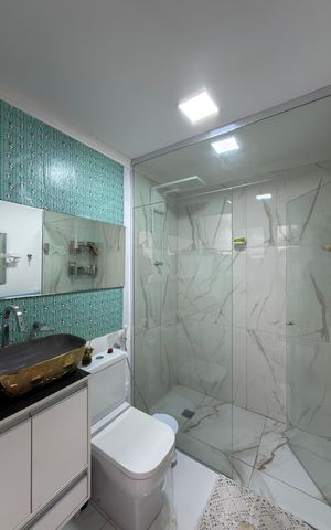 Casa à venda com 175m², 4 quartos e 2 vagas Casa à venda com 175m², 4 quartos e 2 vagasBanheiro social 1