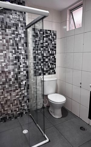 Apartamento para alugar com 49m², 2 quartos e 1 vaga Apartamento para alugar com 49m², 2 quartos e 1 vagaBanheiro