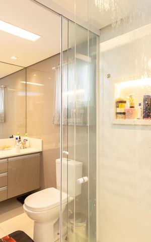Apartamento à venda com 83m², 3 quartos e 1 vagaBanheiro da Suíte