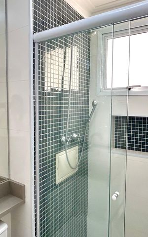 Apartamento para alugar com 58m², 2 quartos e sem vaga Apartamento para alugar com 58m², 2 quartos e sem vagaBanheiro da Suíte