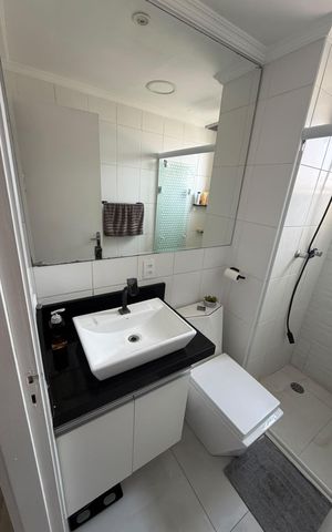 Apartamento à venda com 50m², 2 quartos e 1 vaga Apartamento à venda com 50m², 2 quartos e 1 vagaBanheiro
