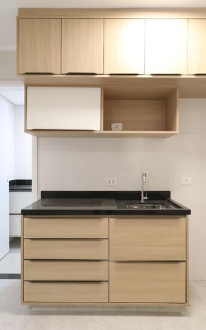 Studio para alugar com 28m², 1 quarto e sem vagaCozinha e Área de serviço 