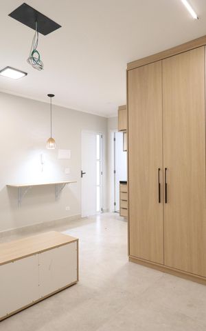 Studio para alugar com 28m², 1 quarto e sem vagaSala/Quarto