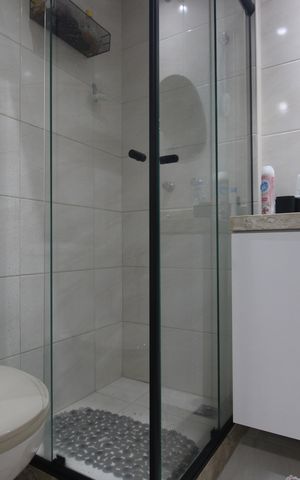 Apartamento à venda com 77m², 3 quartos e 1 vagaBanheiro da suíte 1