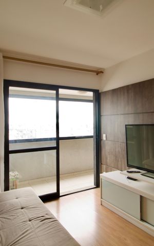 Apartamento para alugar com 46m², 1 quarto e 1 vaga Apartamento para alugar com 46m², 1 quarto e 1 vagaSala