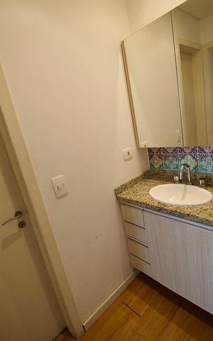 Apartamento para alugar com 46m², 1 quarto e 1 vaga Apartamento para alugar com 46m², 1 quarto e 1 vagaLavabo