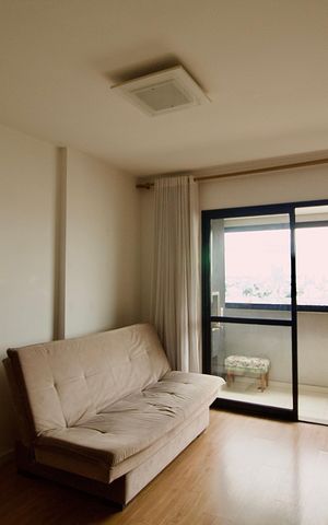 Apartamento para alugar com 46m², 1 quarto e 1 vaga Apartamento para alugar com 46m², 1 quarto e 1 vagaSala