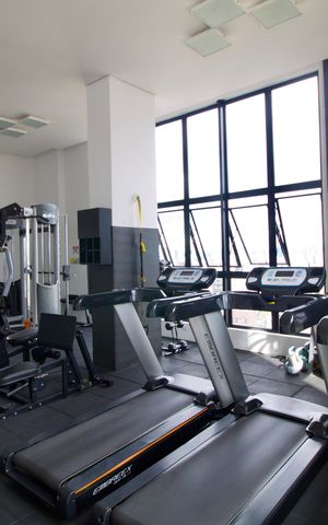 Apartamento para alugar com 46m², 1 quarto e 1 vaga Apartamento para alugar com 46m², 1 quarto e 1 vagaÁrea comum - Academia