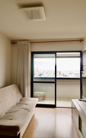 Apartamento para alugar com 46m², 1 quarto e 1 vaga Apartamento para alugar com 46m², 1 quarto e 1 vagaSala