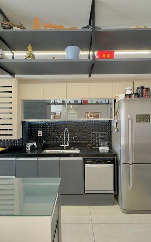 Apartamento à venda com 73m², 3 quartos e 2 vagas Apartamento à venda com 73m², 3 quartos e 2 vagasCozinha