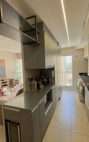 Apartamento à venda com 73m², 3 quartos e 2 vagas Apartamento à venda com 73m², 3 quartos e 2 vagasCozinha