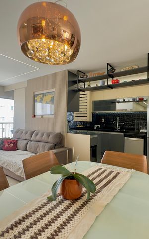 Apartamento à venda com 73m², 3 quartos e 2 vagas Apartamento à venda com 73m², 3 quartos e 2 vagasSala de Jantar