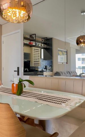 Apartamento à venda com 73m², 3 quartos e 2 vagas Apartamento à venda com 73m², 3 quartos e 2 vagasSala de Jantar