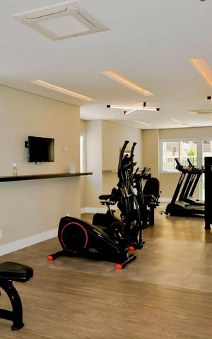 Apartamento à venda com 73m², 3 quartos e 2 vagas Apartamento à venda com 73m², 3 quartos e 2 vagasAcademia