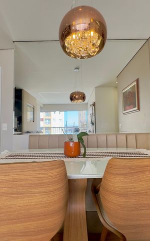 Apartamento à venda com 73m², 3 quartos e 2 vagas Apartamento à venda com 73m², 3 quartos e 2 vagasSala de Jantar