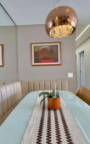 Apartamento à venda com 73m², 3 quartos e 2 vagas Apartamento à venda com 73m², 3 quartos e 2 vagasSala de Jantar