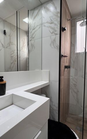 Apartamento para alugar com 43m², 2 quartos e sem vaga Apartamento para alugar com 43m², 2 quartos e sem vagaBanheiro Social