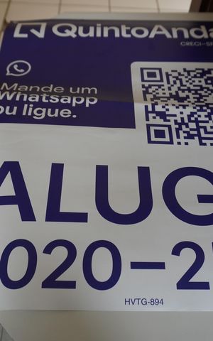 Apartamento para alugar com 60m², 3 quartos e 1 vagaFachada placa HVTG -894