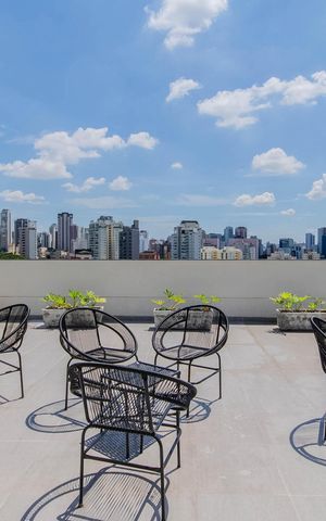 Studio para alugar com 29m², 1 quarto e 1 vaga Studio para alugar com 29m², 1 quarto e 1 vagaÁrea comum