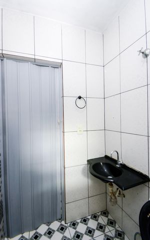 Casa para alugar com 90m², 1 quarto e sem vagaBanheiro da Suíte