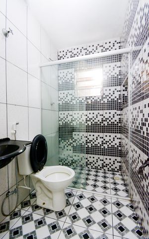 Casa para alugar com 90m², 1 quarto e sem vagaBanheiro da Suíte