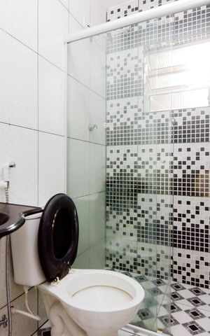 Casa para alugar com 90m², 1 quarto e sem vagaBanheiro da Suíte