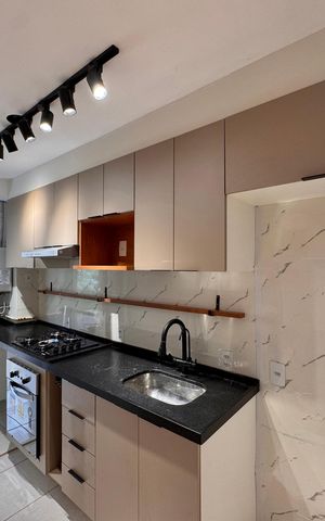 Apartamento para alugar com 78m², 3 quartos e 1 vaga Apartamento para alugar com 78m², 3 quartos e 1 vagaCozinha e Área de Serviço