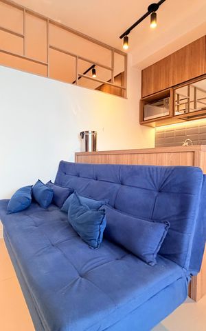Apartamento para alugar com 48m², 1 quarto e 1 vagaSala/Cozinha