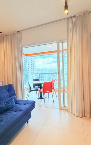 Apartamento para alugar com 48m², 1 quarto e 1 vagaSala/Cozinha
