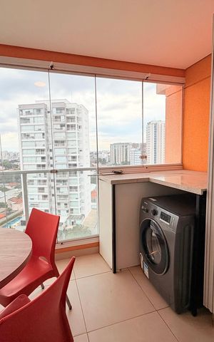 Apartamento para alugar com 48m², 1 quarto e 1 vagaVaranda 