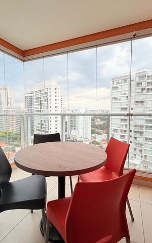 Apartamento para alugar com 48m², 1 quarto e 1 vagaVaranda 