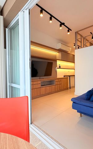Apartamento para alugar com 48m², 1 quarto e 1 vagaVaranda 