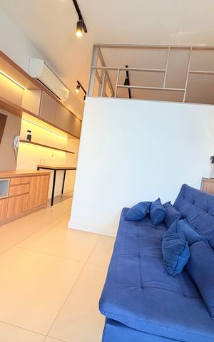 Apartamento para alugar com 48m², 1 quarto e 1 vagaSala/Cozinha