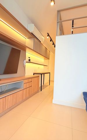 Apartamento para alugar com 48m², 1 quarto e 1 vagaSala/Cozinha