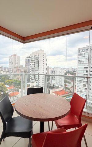 Apartamento para alugar com 48m², 1 quarto e 1 vagaVaranda 