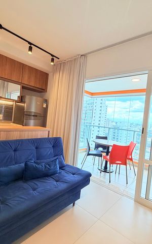 Apartamento para alugar com 48m², 1 quarto e 1 vagaSala/Cozinha