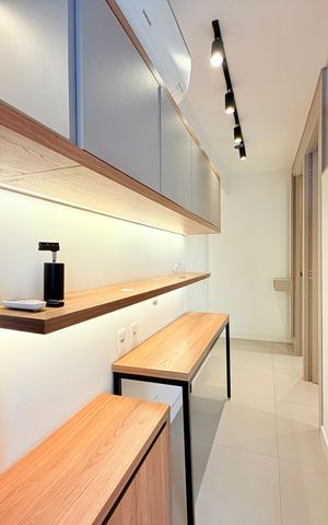 Apartamento para alugar com 48m², 1 quarto e 1 vagaSala/Cozinha