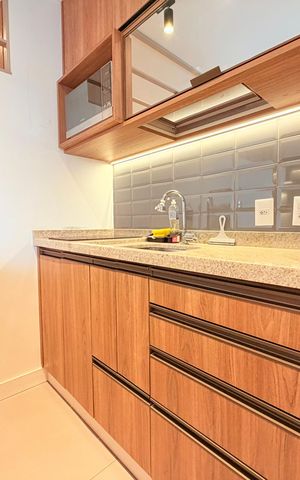 Apartamento para alugar com 48m², 1 quarto e 1 vagaSala/Cozinha