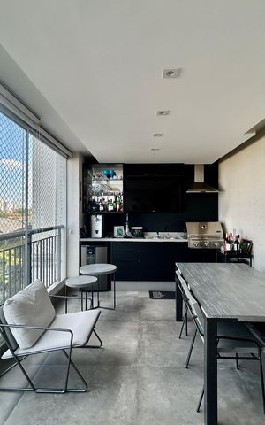 Apartamento à venda com 95m², 3 quartos e 2 vagasEspaço Gourmet