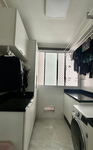 Apartamento à venda com 95m², 3 quartos e 2 vagasLavanderia
