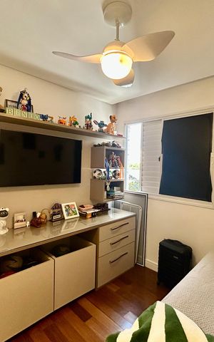 Apartamento à venda com 95m², 3 quartos e 2 vagasQuarto 2