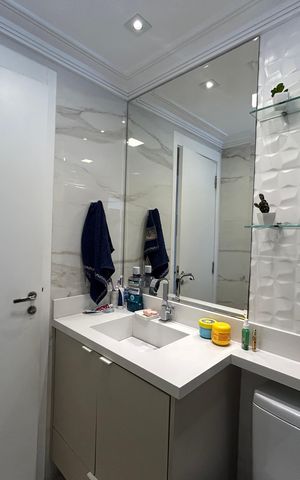 Apartamento à venda com 95m², 3 quartos e 2 vagasBanheiro