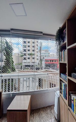 Apartamento à venda com 75m², 3 quartos e 2 vagasVaranda