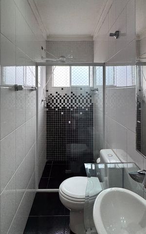 Apartamento para alugar com 65m², 2 quartos e 1 vagaBanheiro Social