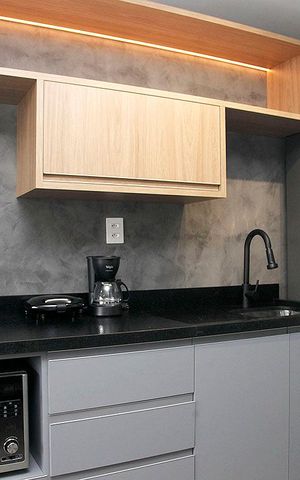 Studio para alugar com 32m², 1 quarto e sem vagaCozinha