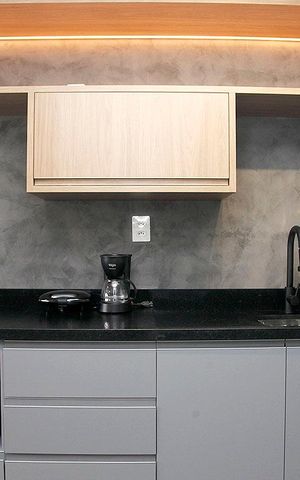 Studio para alugar com 32m², 1 quarto e sem vagaCozinha