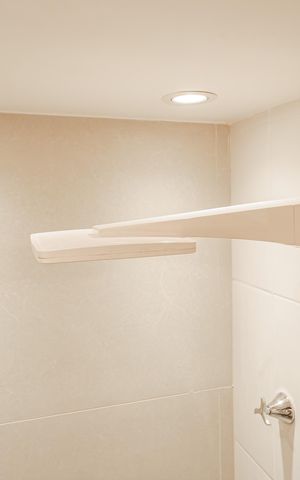 Apartamento para alugar com 25m², 1 quarto e sem vaga Apartamento para alugar com 25m², 1 quarto e sem vagaBanheiro da Suíte