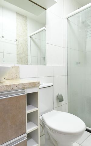 Apartamento para alugar com 54m², 2 quartos e 1 vagaBanheiro