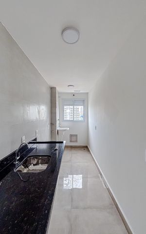 Casa de condomínio para alugar com 47m², 2 quartos e 1 vagaCozinha e Área de Serviço
